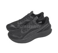 Puma Velocity Nitro 3 Black Flat Dark Grey Men Unisex Road Running 377748-22