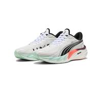 Puma Velocity Nitro 4 HYROX 311911 Men's Running Shoes, 25 Fall/Winter Colors Puma White/Mint Melt/Glowing Red (01), 26.0 cm