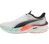 Puma Velocity Nitro 4 Trainers Mens Road Running Shoes Hyrox White/Red 8 UK