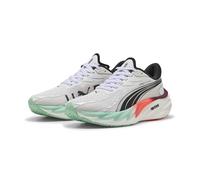 Puma Velocity Nitro 4 Trainers Womens Road Running Shoes Hyrox White/Red 8 UK