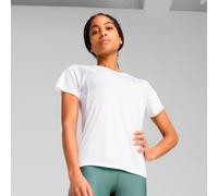 PUMA Run Velocity Women's Short Sleeve Tee - White, Comfortable Fit for Running and Training