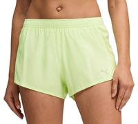 Puma Velocity Womens Running Shorts Green 3 Inch Run Jogging With Pockets Short
