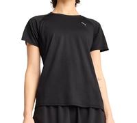 Puma Velocity Womens Running Top Black Short Sleeve Run Crew Neck T-Shirt Ladies