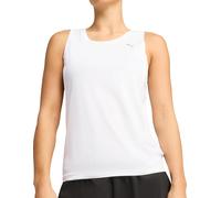 Puma Velocity Womens Running Vest White Run Sleeveless Crew Neck Tank Top Ladies