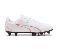 PUMA Children's Football Boots Vitoria FG/AG, white, 12 UK Child
