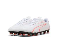Puma Vitoria FG/AG Junior Football Boots J13 White/Red J13 White/Red