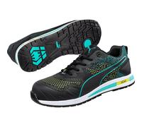 Puma Vivid Green Heart Low Safety Trainers - Black - Size 4