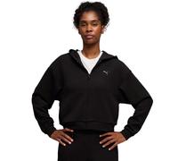 Puma Cloudspun Full Zip Sweatshirt Black L Woman