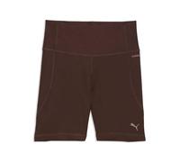 PUMA W CLOUDSPUN Short Tight - HW 6" Chocolate Brown