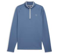 Puma Waffle Fleece 1/4 Zip BLUE HORIZON M Size: Medium