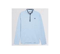 Puma Waffle Fleece 1/4 Zip - blue - M Size: Medium