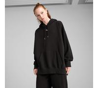 PUMA Wardrobe Ess Oversized Hoodie Women, Black, size Small