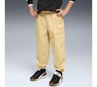 PUMA Wardrobe Ess Relaxed Woven Cargo Pants Youth, Beige, size 9-10 Youth