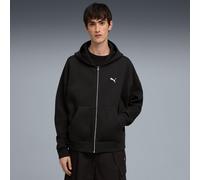 PUMA Wardrobe Essentials Boxy Full-Zip Hoodie Men, Black, size Large