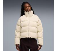 PUMA Wardrobe Essentials Corduroy Puffer Jacket Women, Alpine Snow, size Large