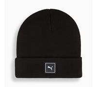 PUMA Wardrobe Essentials High Crown Beanie Hat, Black