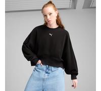 PUMA Wardrobe Essentials Oversized Crew Shirt Women, Black, size XS