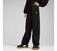 PUMA Wardrobe Essentials Relaxed Wide Leg Sweatpants Youth, Black, size 7-8 Youth