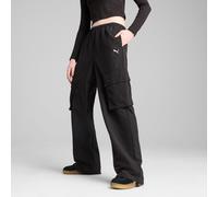 PUMA Wardrobe Essentials Relaxed Woven Cargo Pants Women, Black, size XL