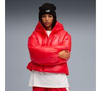 PUMA Wardrobe Essentials Shiny Hooded Padded Jacket Women, For All Time Red, size XL