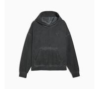 PUMA Washed Out Graphic Boxy Hoodie Unisex, Dusky Grey, size XS