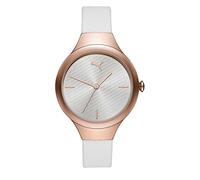 PUMA Watch for Women Contour, Three Hand movement, 36mm Rose Gold Alloy case with a Polyurethane strap, P1018