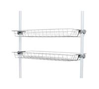 PUMA Wenko Herkules Shoes Telescopic System Adjustable Organiser Shoe Rack Steel, grey, 94 x 8 x 38 cm