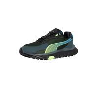 Puma Wild Rider Trainers, Black/Dark Slate/Ocean Dive - 8 UK