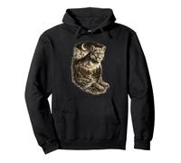Puma Wildlife Colorful Animal Design Cougar Wildernerness Pullover Hoodie