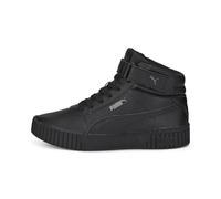 Puma Women Carina 2.0 Mid Sneakers, Puma Black-Puma Black-Dark Shadow, 4.5 UK