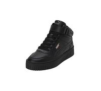 Puma Women Carina Street Mid Sneakers, Puma Black-Puma Black-Rose Gold, 4 UK