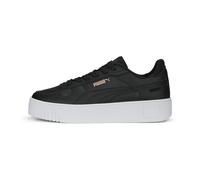 Puma Womens Carina Street Trainers - Black - Size UK 8