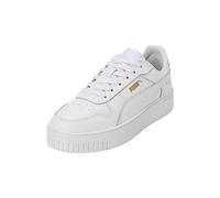 Puma Women Carina Street Sneakers, Puma White-Puma White-Puma Gold, 5 UK