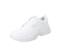 Puma Women Cilia Mode Sneakers, Puma White-Puma Silver, 7.5 UK