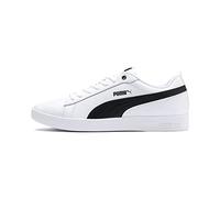 PUMA Women Puma Smash Wns v2 L Sneakers, Puma White-Puma Black, 7 UK