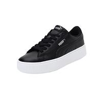 Puma Women Puma Vikky Stacked L Sneakers, Puma Black-Puma Black, 4 UK