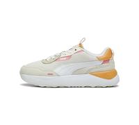 Puma Women Runtamed Platform Sneakers, Putty-Puma White-Warm White-Clementine-Passionfruit, 4.5 UK