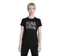 PUMA Women’s Graphic Concept Tee Q4 Puma Black