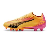 Puma Women Ultra Match Fg/Ag Wn'S Soccer Shoes, Sun Stream-Puma Black-Sunset Glow, 3.5 UK
