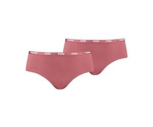 PUMA Women's 2 Pack Hipster Panties, Heartfelt, XS