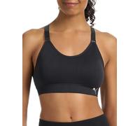 PUMA Women's 2 Pack Seamless Sports Bra, Opaque, Black/Heather Grey, L
