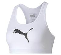 Puma Women's 4Keeps Bra M Sports White Black Cat, XL