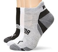 PUMA Women's 6 Pack Low Cut Socks Running, White/Multi, 11-Sep (Pack of 6)