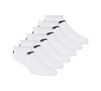 PUMA Women's 6 Pack Runner Socks, White/Black Puma, Medium