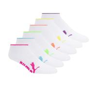 PUMA Women's 6 Pack Runner Socks, White Bright, 9-11 UK