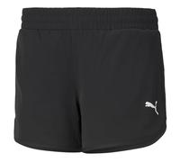 PUMA Women's Active Woven Shorts, Black, Large