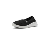 PUMA Women's Adelina 2 Sneaker Ballet Flat, Black/White, 4 UK