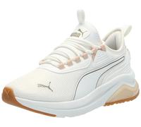 PUMA Women's Amplifier Sneaker, Wide-Frosted Ivory Team Gold-Cashew, 6 UK
