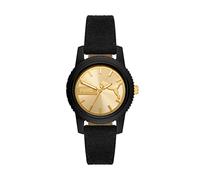 PUMA Women's Analog Quartz Watch with Leather Strap P1075