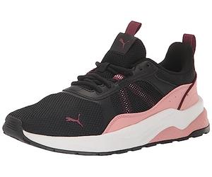 PUMA Women's Anzarun 2.0 Sneaker, Black-Future Pink-Dark Jasper, 6.5 UK